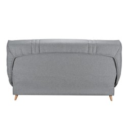 COMFORT BULTEX Clic clac 3 places - Tissu gris - Made in France - L 19