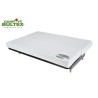 COMFORT BULTEX Clic clac 3 places - Tissu gris - Made in France - L 19