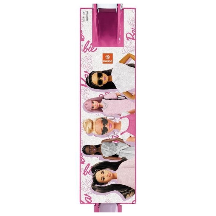 MONDO - Trottinette / Patinette 2 roues pliable - Barbie