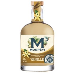 Monpéyi - Rhum arrangé - Gourmand Vanille - 18,0% Vol. - 50 cl