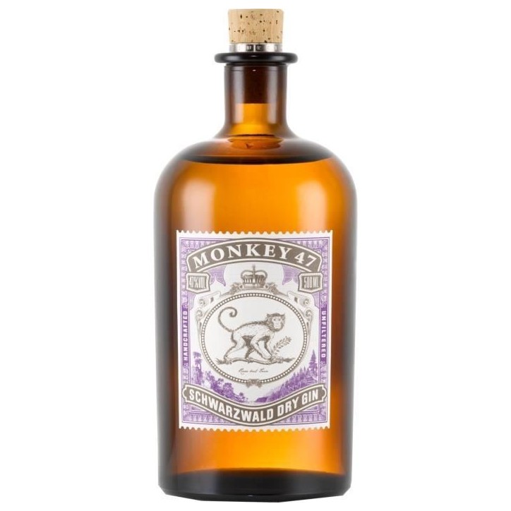 Monkey 47 - Schwarzwald Dry Gin - 47,0% Vol. - 50cl