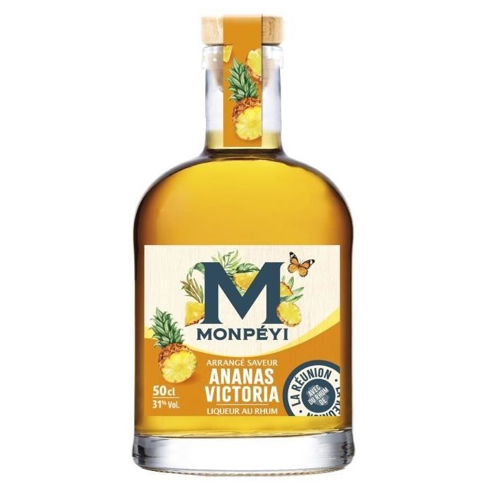 Monpéyi - Rhum arrangé - Ananas Victoria - 31,0% Vol. - 50 cl
