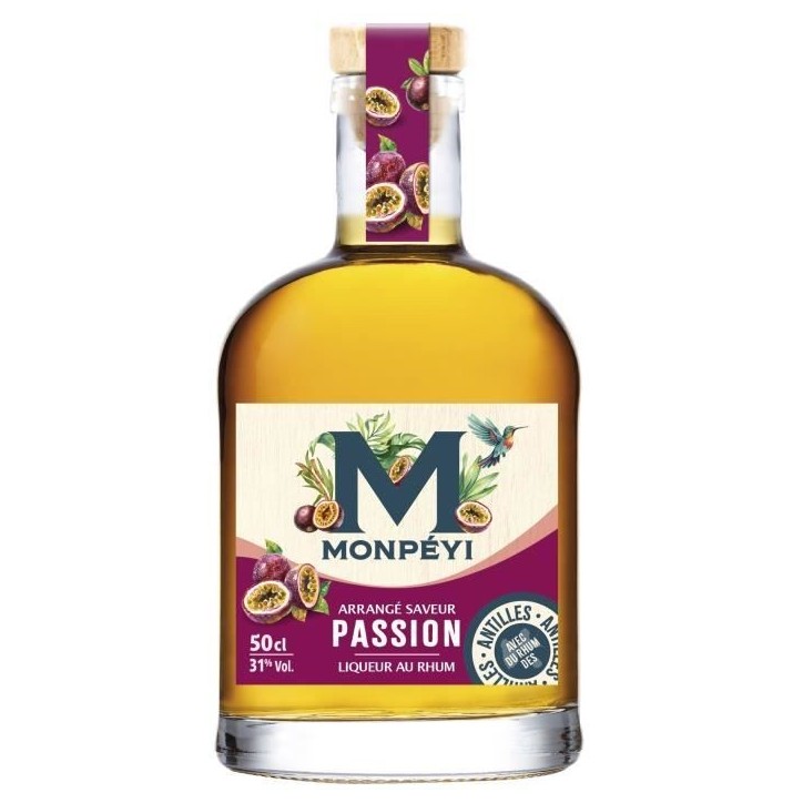 Monpéyi - Rhum arrangé - Passiion - 31,0% Vol. - 50 cl