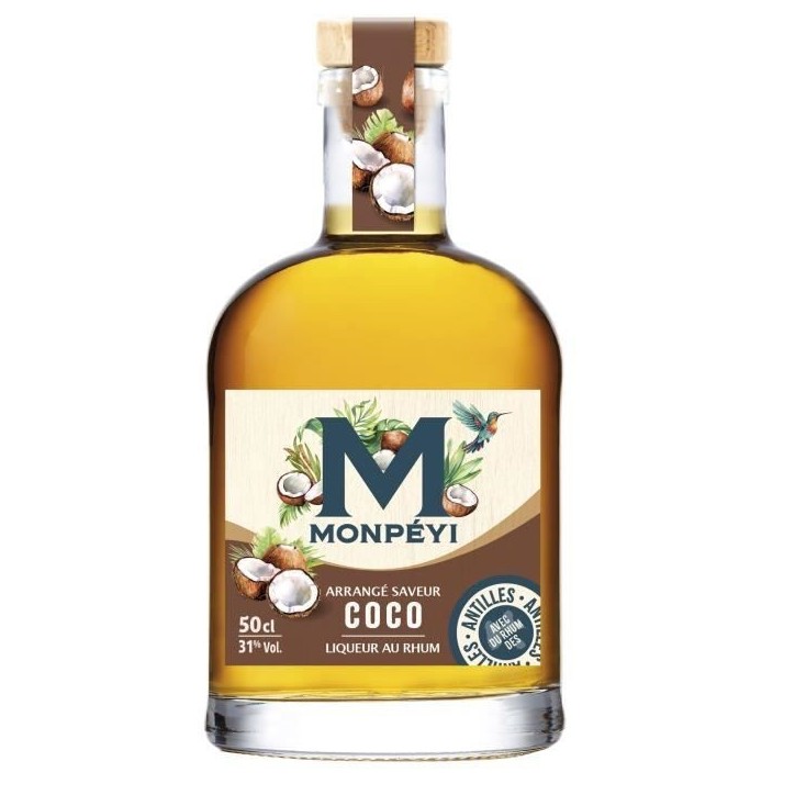 Monpéyi - Rhum arrangé - Coco - 31,0% Vol. - 50 cl