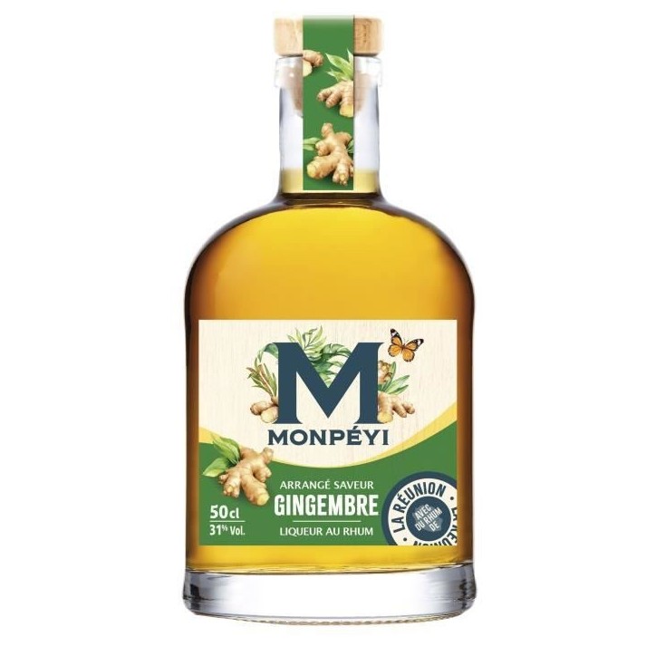 Monpéyi - Rhum arrangé - Gingembre - 31,0% Vol. - 50 cl