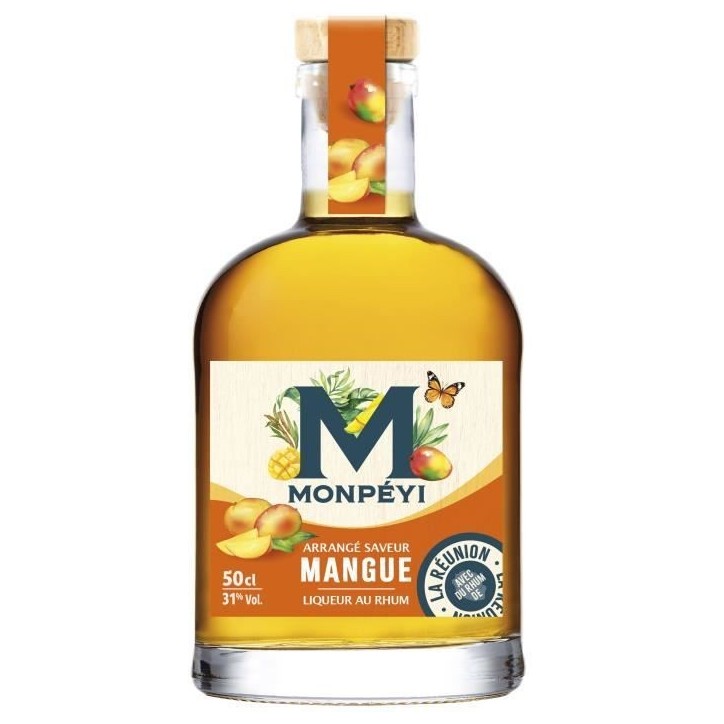 Monpéyi - Rhum arrangé - Mangue - 31,0% Vol. - 50 cl