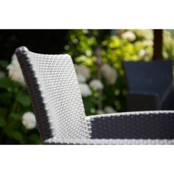 Fauteuil de jardin - Allibert by KETER - IOWA - En résine imitation r