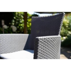 Fauteuil de jardin - Allibert by KETER - IOWA - En résine imitation r