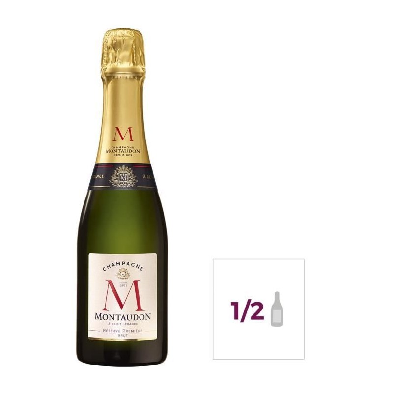 Champagne Montaudon Brut - 37,5 cl Champagne Montaudon Brut - 37,5 cl