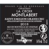 Château La Croix Montlabert 2018 Saint-Emilion Grand Cru - Vin rouge
