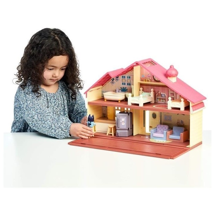 Bluey, La maison de Bluey, Figurin et maison, Univers miniature, Moose Toys Bluey, La maison de Bluey, Figurin et maison, Univers miniature, Moose Toys