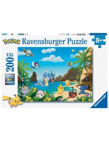 Puzzle 200 pieces XXL - Ravensburger - Attrapez-les tous ! - Pokémon - Dessins animés et BD - Garantie 2 ans