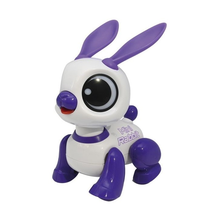 Power Rabbit Mini - Robot lapin avec effets lumineux et sonores, contrôle par claquement de main, répétition Power Rabbit Mini - Robot lapin avec effets lumineux et sonores, contrôle par claquement de main, répétition