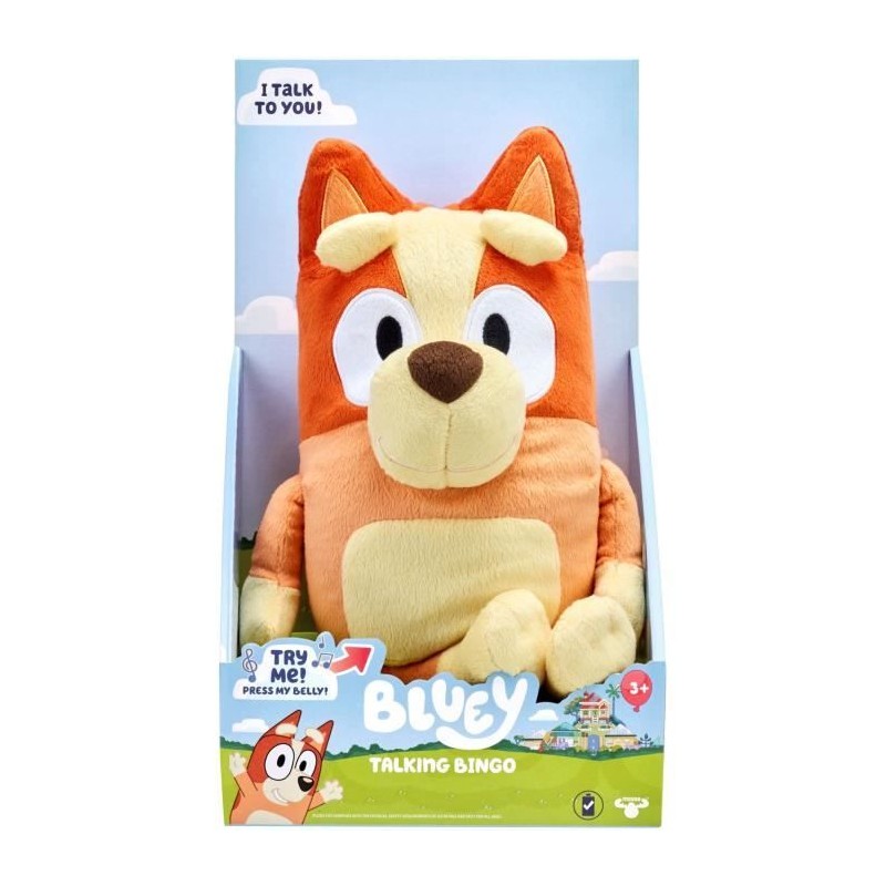 Peluche Parlante 31cm Bingo MOOSE TOYS Peluche Parlante 31cm Bingo MOOSE TOYS