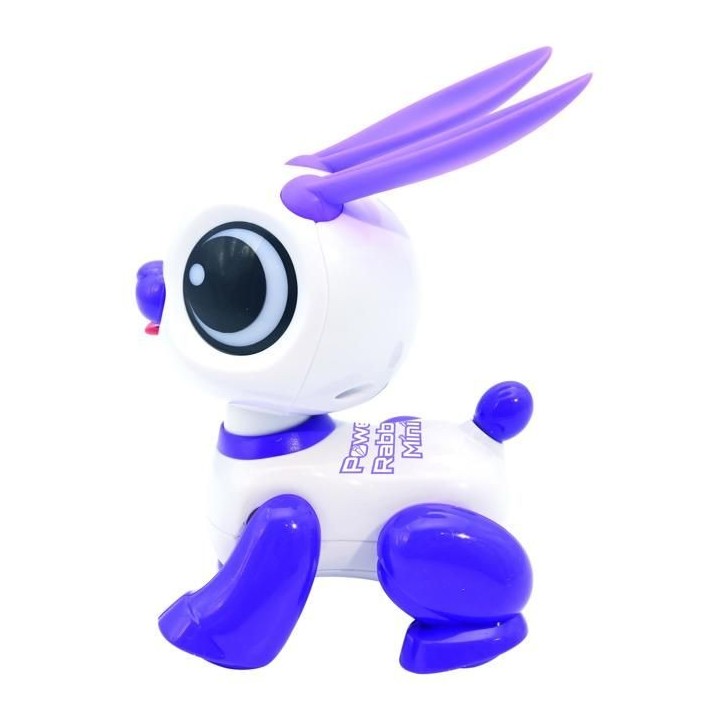 Power Rabbit Mini - Robot lapin avec effets lumineux et sonores, contrôle par claquement de main, répétition Power Rabbit Mini - Robot lapin avec effets lumineux et sonores, contrôle par claquement de main, répétition
