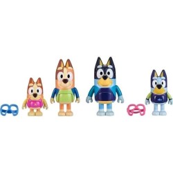 Bluey La famille a la Plage (4 figurines) - Univers miniature - MOOSE