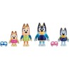 Bluey La famille a la Plage (4 figurines) - Univers miniature - MOOSE