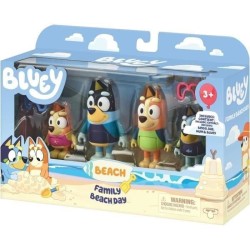 Bluey La famille a la Plage (4 figurines) - Univers miniature - MOOSE