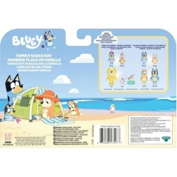 Bluey La famille a la Plage (4 figurines) - Univers miniature - MOOSE
