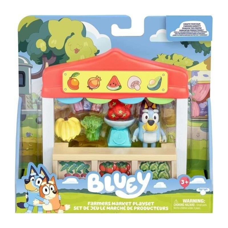 Bluey, Le Marché de Bluey, Figurines, Moose Toys Bluey, Le Marché de Bluey, Figurines, Moose Toys