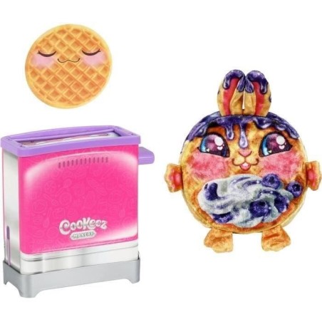 Toasty Treatz - MOOSE TOYS - COOKEEZ MAKERY - Peluche parfumée en forme de toast, grille-pain interactif, Modele peluche aléat