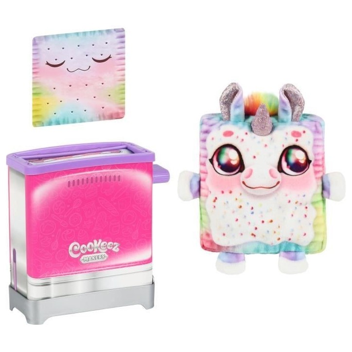Toasty Treatz - MOOSE TOYS - COOKEEZ MAKERY - Peluche parfumée en forme de toast, grille-pain interactif, Modele peluche aléat Toasty Treatz - MOOSE TOYS - COOKEEZ MAKERY - Peluche parfumée en forme de toast, grille-pain interactif, Modele peluche aléat