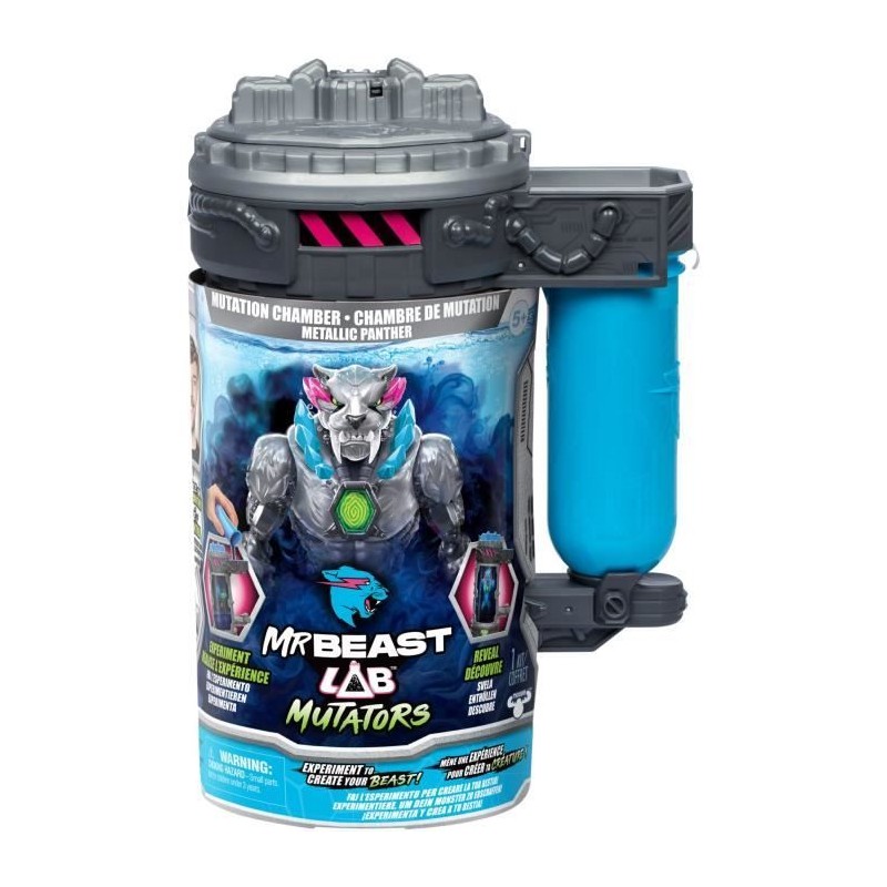 Figurine Mutators Panthere translucide chambre de mutation - MR Beast Figurine Mutators Panthere translucide chambre de mutation - MR Beast