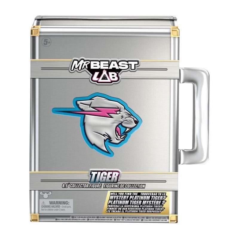 Figurine Collector - MOOSE TOYS - Tigre Mr. Beast Lab - 8,8 cm, Collec
