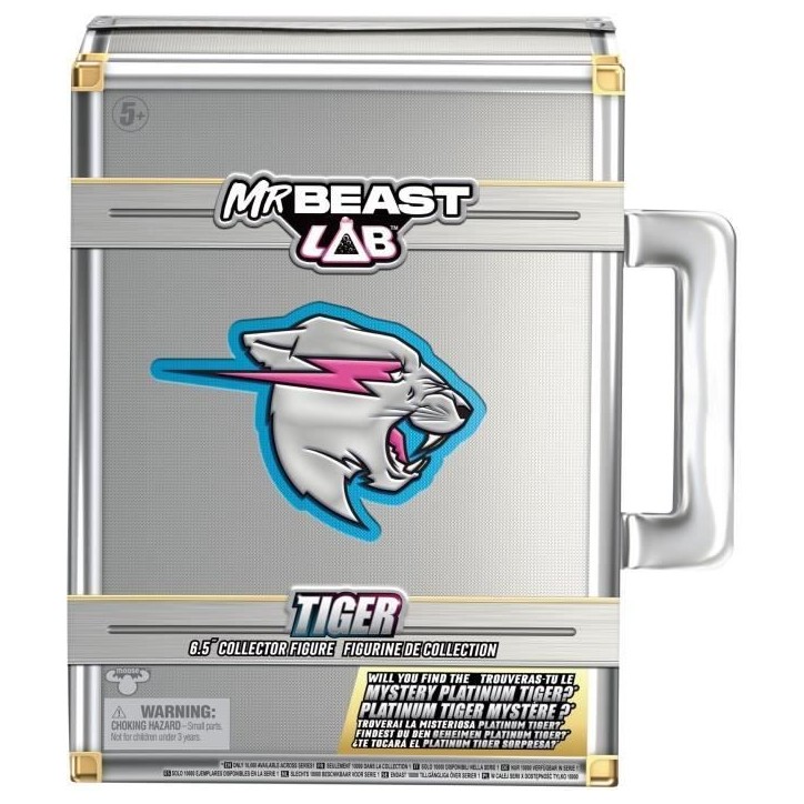 Figurine Collector - MOOSE TOYS - Tigre Mr. Beast Lab - 8,8 cm, Collection