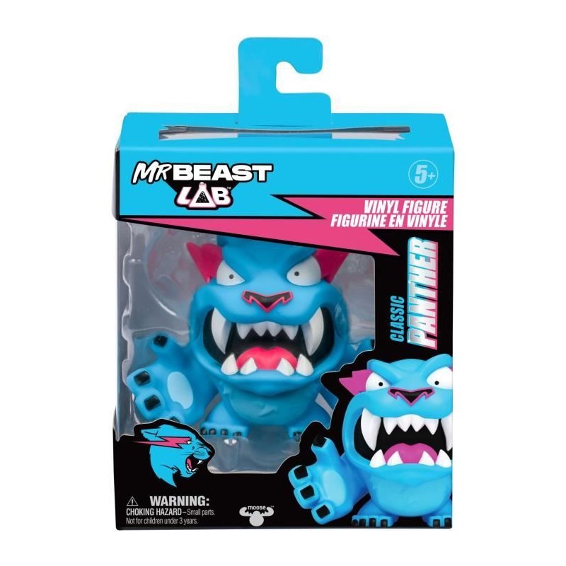 Figurine Vinyle - MOOSE TOYS - Panthere Classique Mr. Beast Lab - 8,8