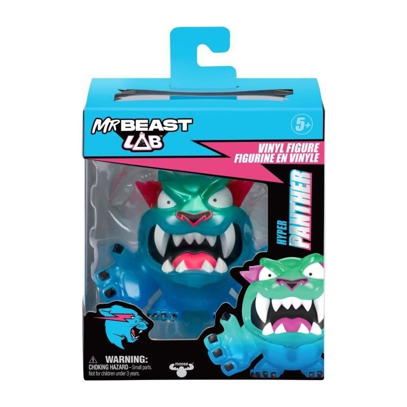 Figurine Vinyle - MOOSE TOYS - Panthere Camo Mr. Beast Lab - 8,8 cm, C Figurine Vinyle - MOOSE TOYS - Panthere Camo Mr. Beast Lab - 8,8 cm, C