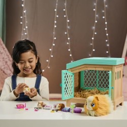 Mama surprise Little live pets - Animal en peluche cochon d'inde - MOO