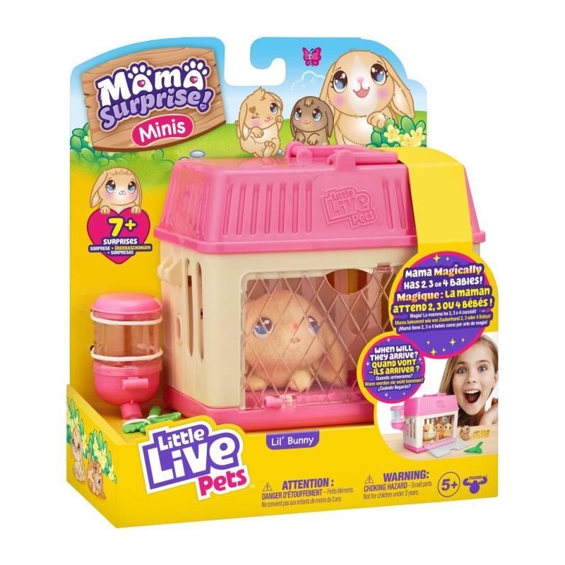 Peluches P'tits Lapins Mama Surprise - Little Live Pets - Moose Toys Peluches P'tits Lapins Mama Surprise - Little Live Pets - Moose Toys