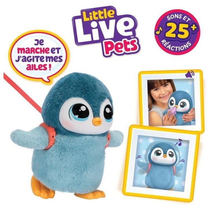 Mon Petit Pingouin - MOOSE TOYS - LITTLE LIVE PETS - Pingouin électronique interactif avec accessoires Mon Petit Pingouin - MOOSE TOYS - LITTLE LIVE PETS - Pingouin électronique interactif avec accessoires