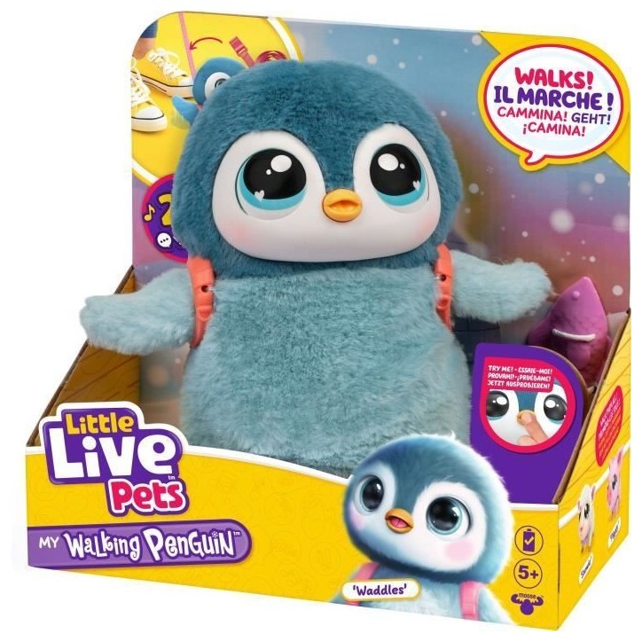 Mon Petit Pingouin - MOOSE TOYS - LITTLE LIVE PETS - Pingouin électronique interactif avec accessoires Mon Petit Pingouin - MOOSE TOYS - LITTLE LIVE PETS - Pingouin électronique interactif avec accessoires