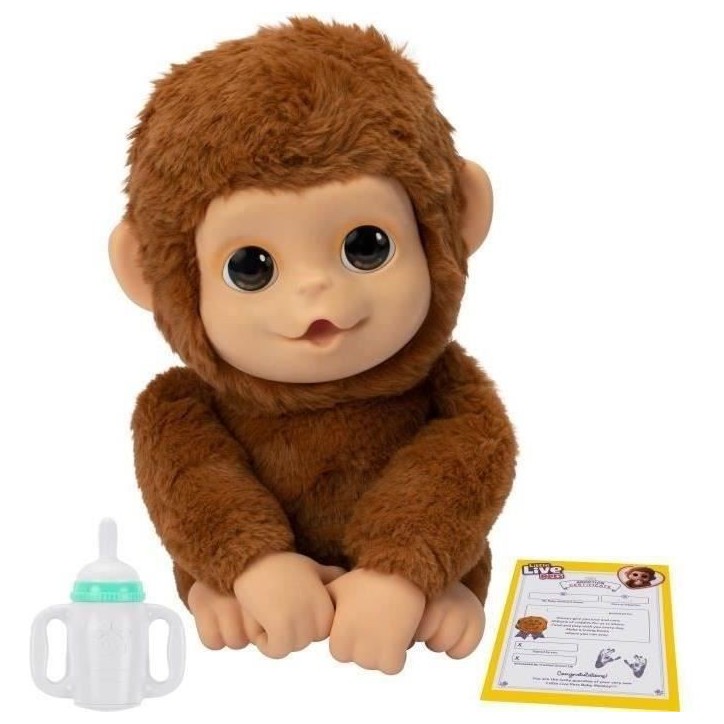 Mon Bébé Singe - MOOSE TOYS - LITTLE LIVE PETS - Singe interactif avec accessoires Mon Bébé Singe - MOOSE TOYS - LITTLE LIVE PETS - Singe interactif avec accessoires