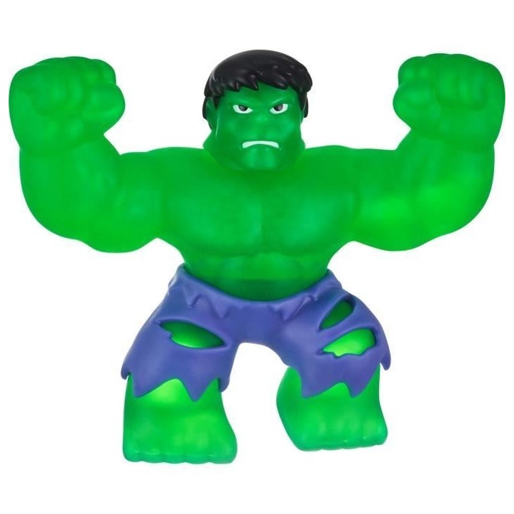 Figurine Hulk S3 - MOOSE TOYS - 11 cm - Goo Jit Zu Marvel - Vert et bleu