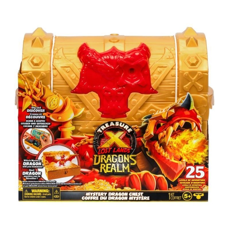 Coffre aux Trésors Dragons Realm - MOOSE TOYS - TRESOR X - Coffre int Coffre aux Trésors Dragons Realm - MOOSE TOYS - TRESOR X - Coffre int