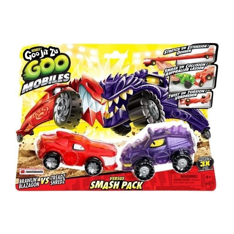 Véhicules miniatures - MOOSE TOYS - GOO MOBILES - BLAZAGON VS TREADS Véhicules miniatures - MOOSE TOYS - GOO MOBILES - BLAZAGON VS TREADS