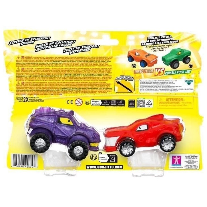 Véhicules miniatures - MOOSE TOYS - GOO MOBILES - BLAZAGON VS TREADS SHREDZ Véhicules miniatures - MOOSE TOYS - GOO MOBILES - BLAZAGON VS TREADS SHREDZ