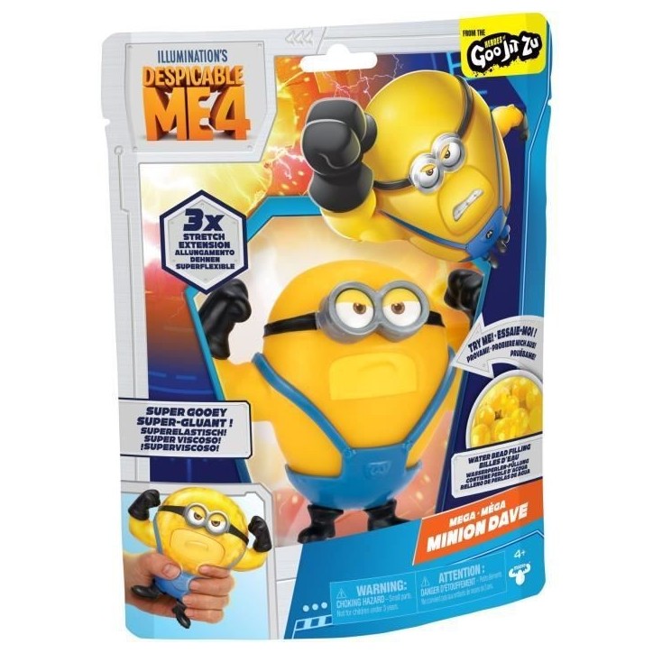 Figurine - Goo Jit Zu - Dave 13cm - Moi Moche et Méchant 4 Figurine - Goo Jit Zu - Dave 13cm - Moi Moche et Méchant 4