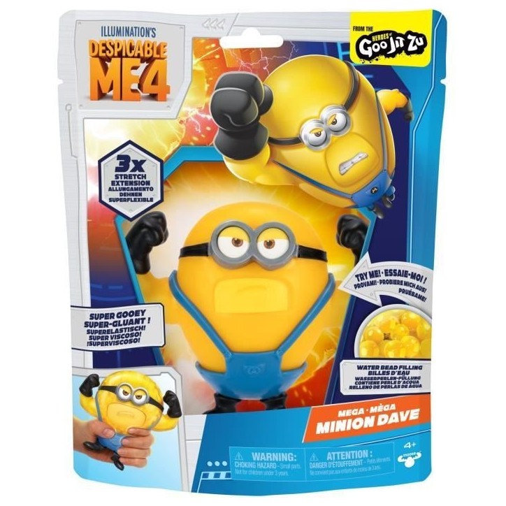 Figurine - Goo Jit Zu - Dave 13cm - Moi Moche et Méchant 4 Figurine - Goo Jit Zu - Dave 13cm - Moi Moche et Méchant 4