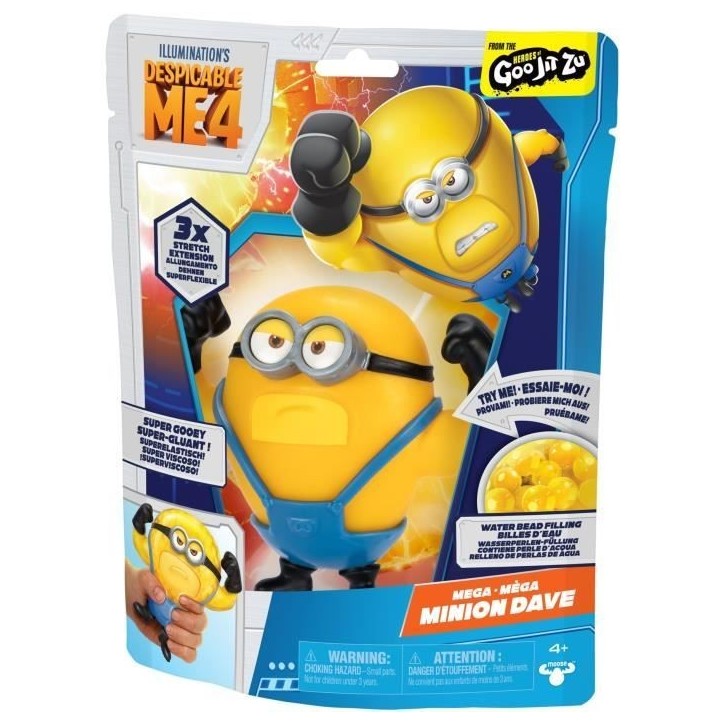 Figurine - Goo Jit Zu - Dave 13cm - Moi Moche et Méchant 4 Figurine - Goo Jit Zu - Dave 13cm - Moi Moche et Méchant 4