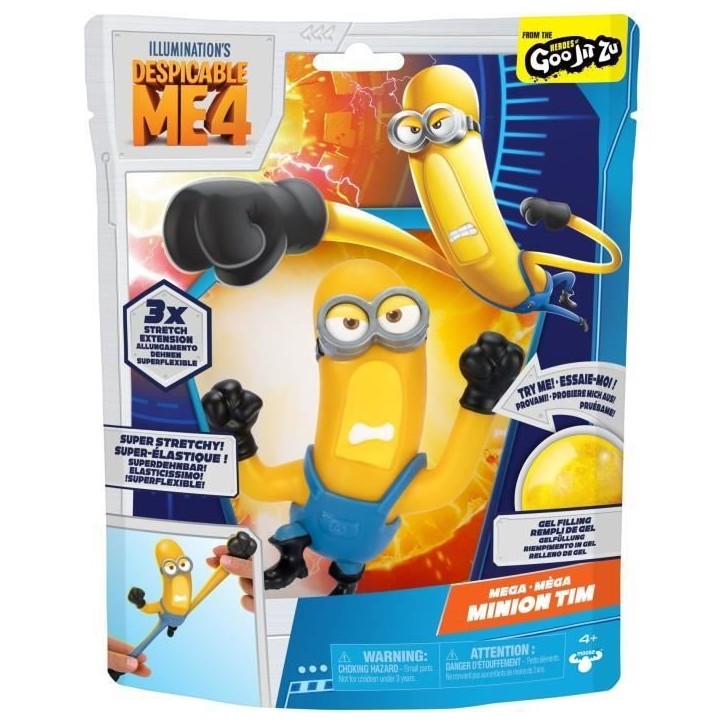 Figurine - Goo Jit Zu - Tim 13cm - Moi Moche et Méchant 4 Figurine - Goo Jit Zu - Tim 13cm - Moi Moche et Méchant 4