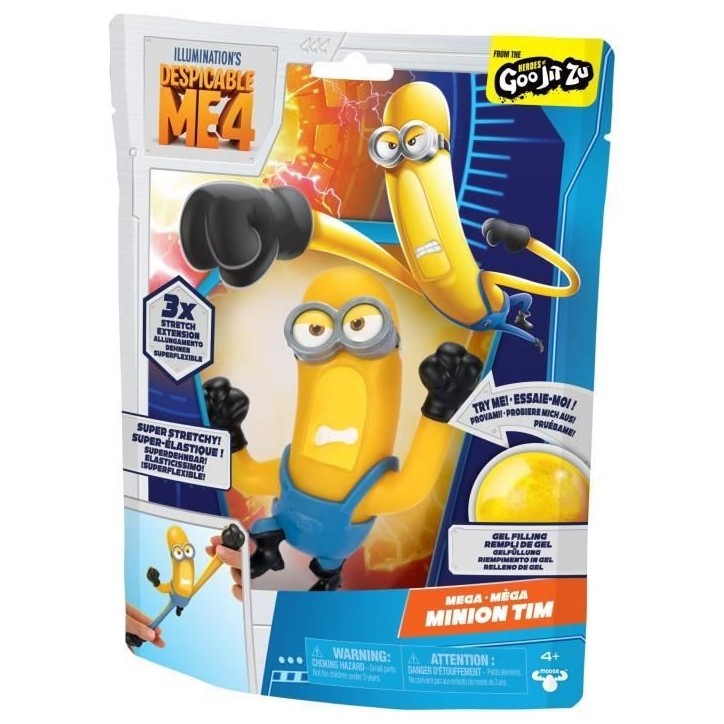 Figurine - Goo Jit Zu - Tim 13cm - Moi Moche et Méchant 4 Figurine - Goo Jit Zu - Tim 13cm - Moi Moche et Méchant 4
