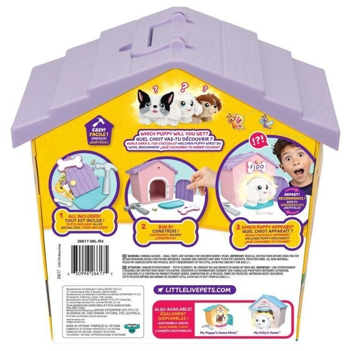 Niche surprise - Moose Toys - Chien rose - Modele aléatoire - Accessoires inclus - 5 ans et plus Niche surprise - Moose Toys - Chien rose - Modele aléatoire - Accessoires inclus - 5 ans et plus