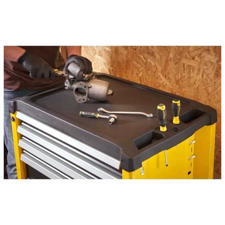 Servante 5 Tiroirs STANLEY STST74305-1 - Fabrication Française - Charge Maximale de 300 kg