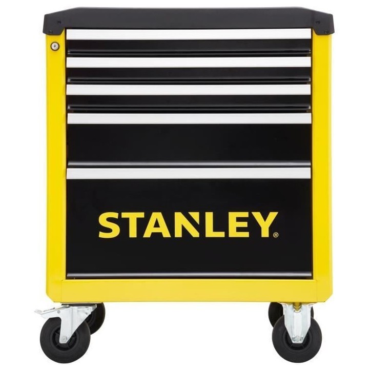 Servante 5 Tiroirs STANLEY STST74305-1 - Fabrication Française - Charge Maximale de 300 kg