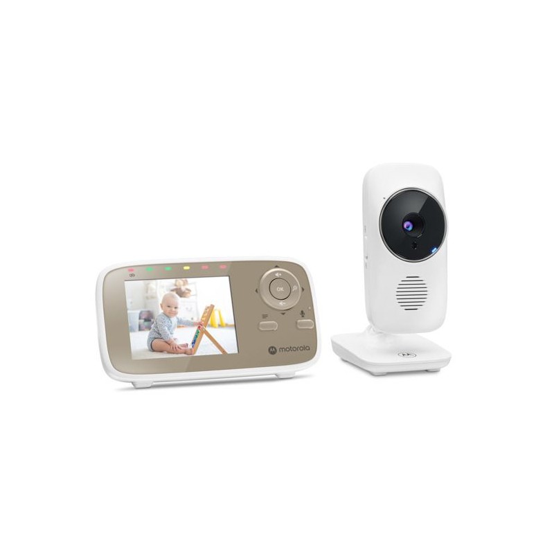 Moniteur vidéo bébé - MOTOROLA - VM483 - 2,8 - 300 m - Ecran - Infr Moniteur vidéo bébé - MOTOROLA - VM483 - 2,8 - 300 m - Ecran - Infr