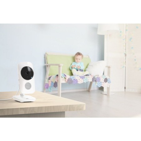 Moniteur vidéo bébé - MOTOROLA - VM483 - 2,8 - 300 m - Ecran - Infrarouge - Blanc